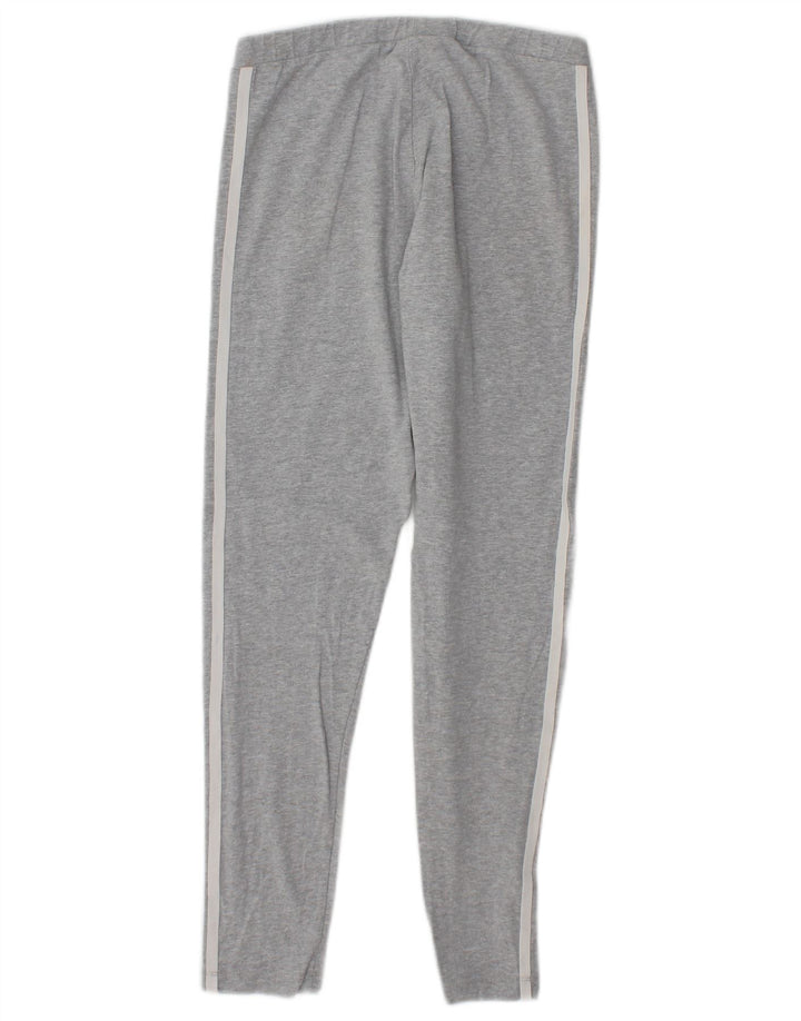 Γυναικείο κολάν Adidas UK 10 Μικρό γκρι βαμβακερό