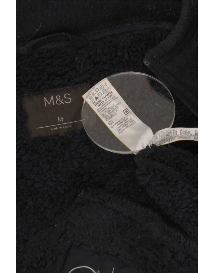 Marks & Spencer Ανδρική φόρμα γυμναστικής Sherpa Μπουφάν μεσαίου μπλε ναυτικού πολυεστέρα