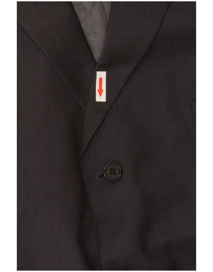 Marks & Spencer Ανδρικό σακάκι σακάκι με 3 κουμπιά UK 46 3XL Navy Blue Wool