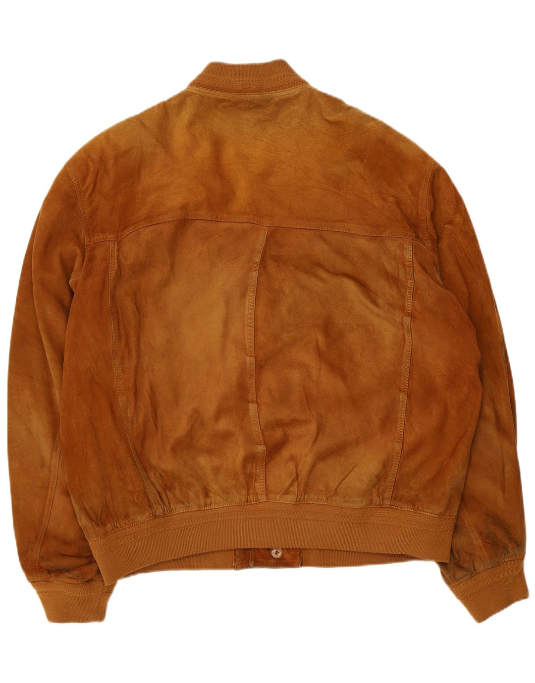 Forester Ανδρικό Suede Bomber Jacket UK 40 Large Beige Leather