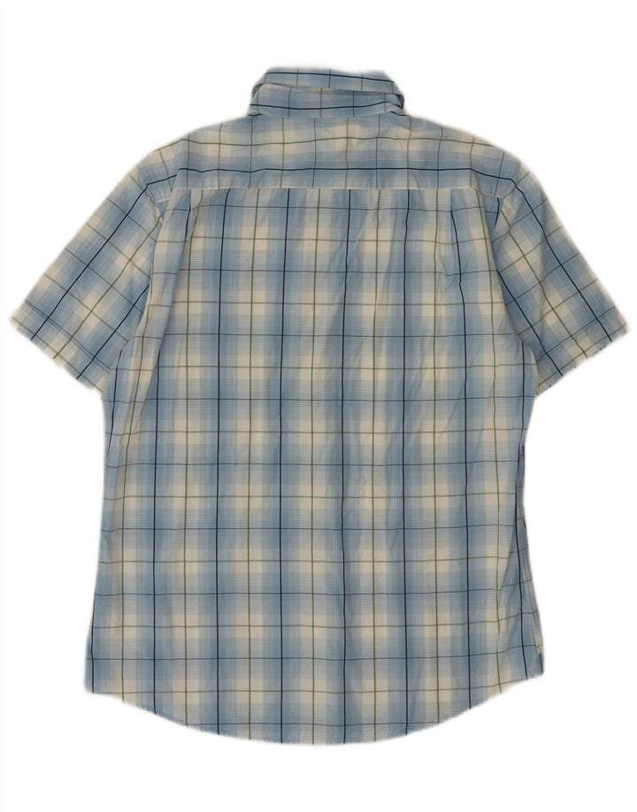 Dickies Ανδρικό κοντομάνικο πουκάμισο μεγάλο μπλε βαμβακερό