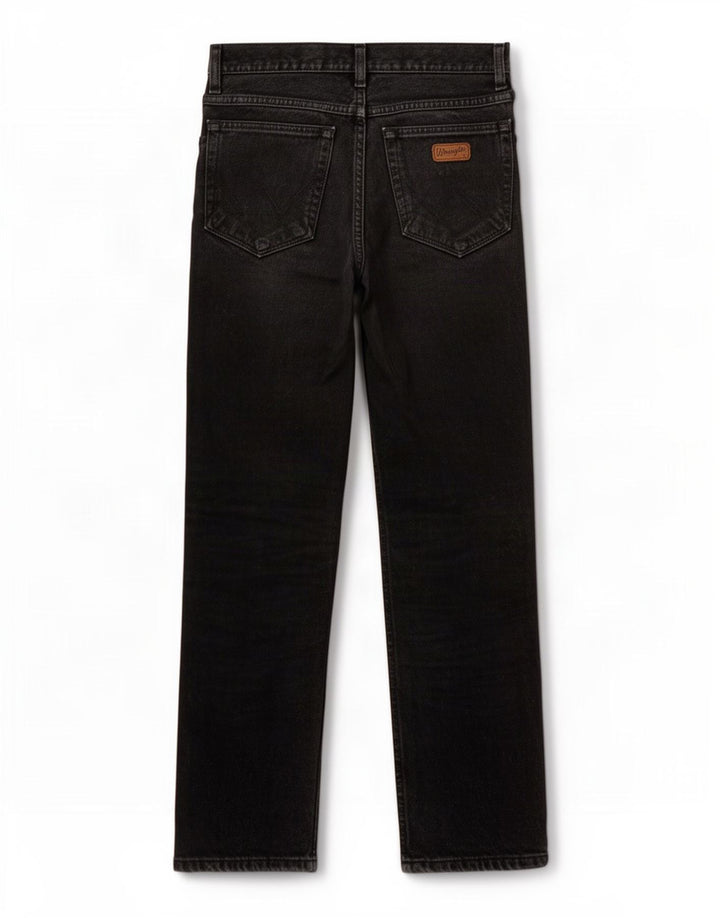 Ανδρικό τζιν Texas Straight Wrangler W31 L32 μαύρο βαμβακερό