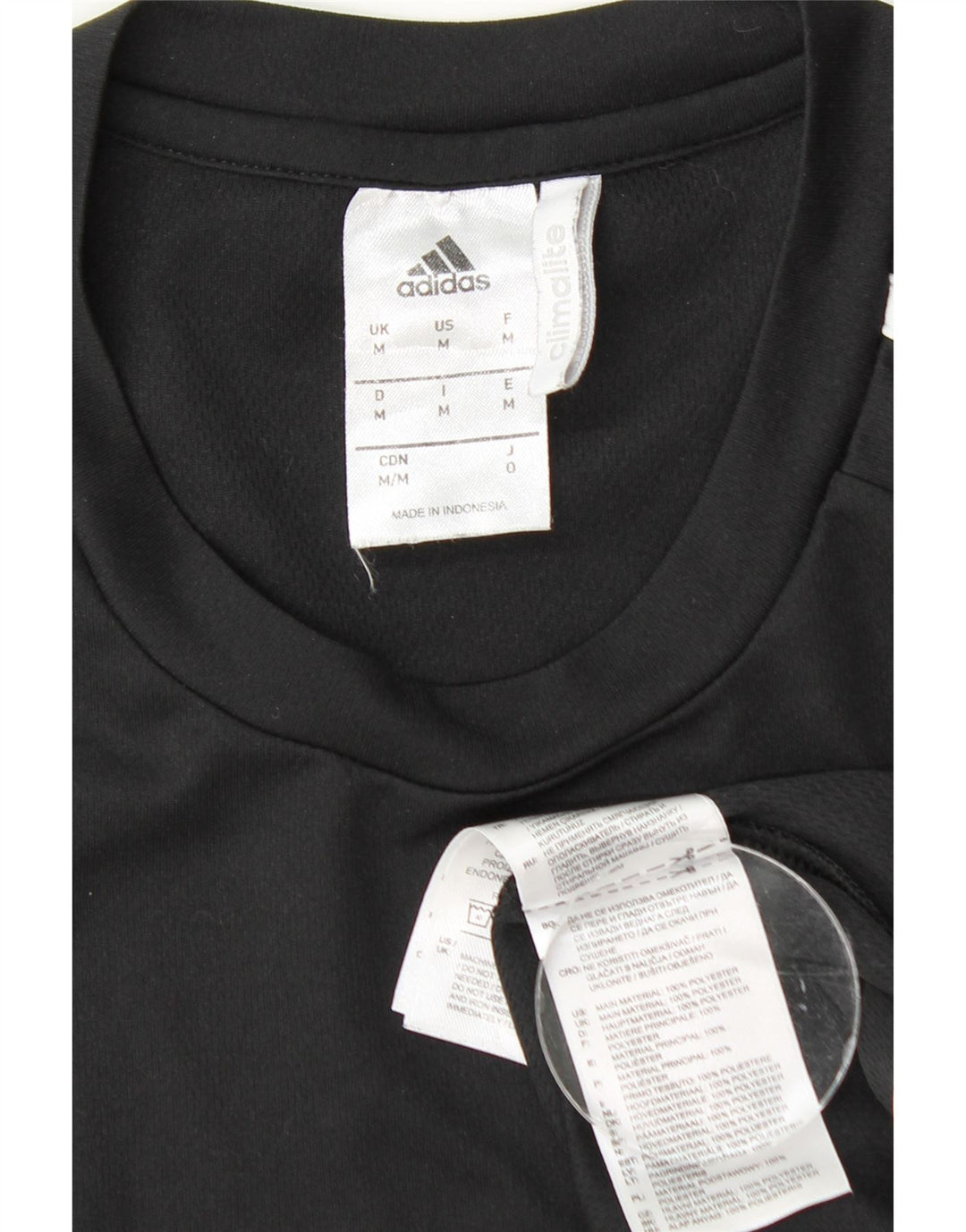 Ανδρικό T-Shirt Climalite Adidas Top Medium Black Polyester