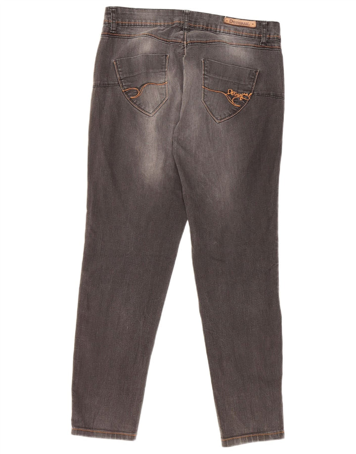 DESIGUAL Γυναικείο Slim Jeans W30 L26 Γκρι