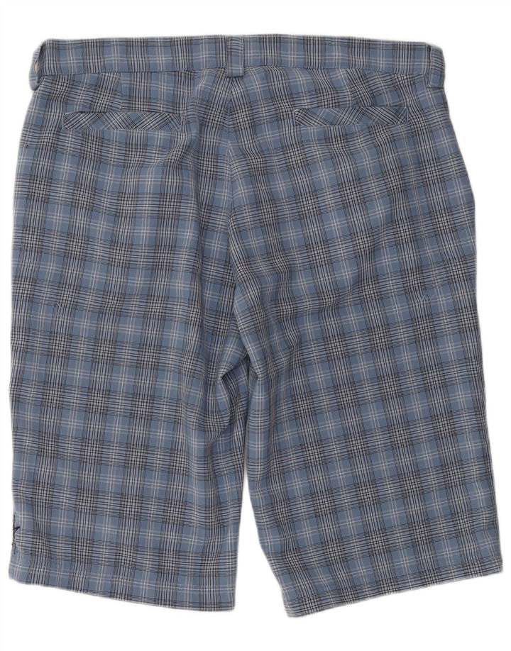 Ανδρικό σορτς Chino IGUANA W36 Large Blue Check Polyester