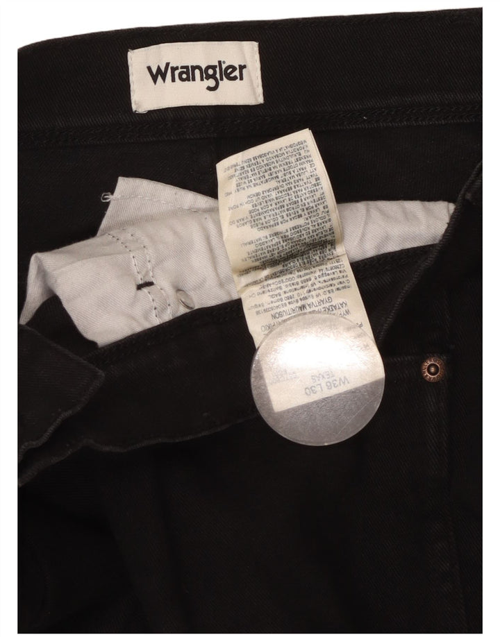 Wrangler Ανδρικό Texas Straight Jeans W36 L30 Μαύρο βαμβακερό