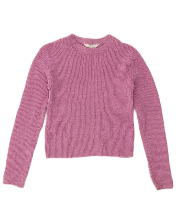 Marks & Spencer Girls Crop Μακρυμάνικο 11-12 ετών Ροζ Πολυεστέρας
