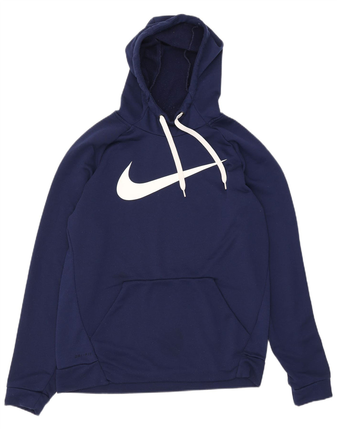 Ανδρικό γραφικό κουκούλα Nike Dri Fit Medium Navy Blue Polyester