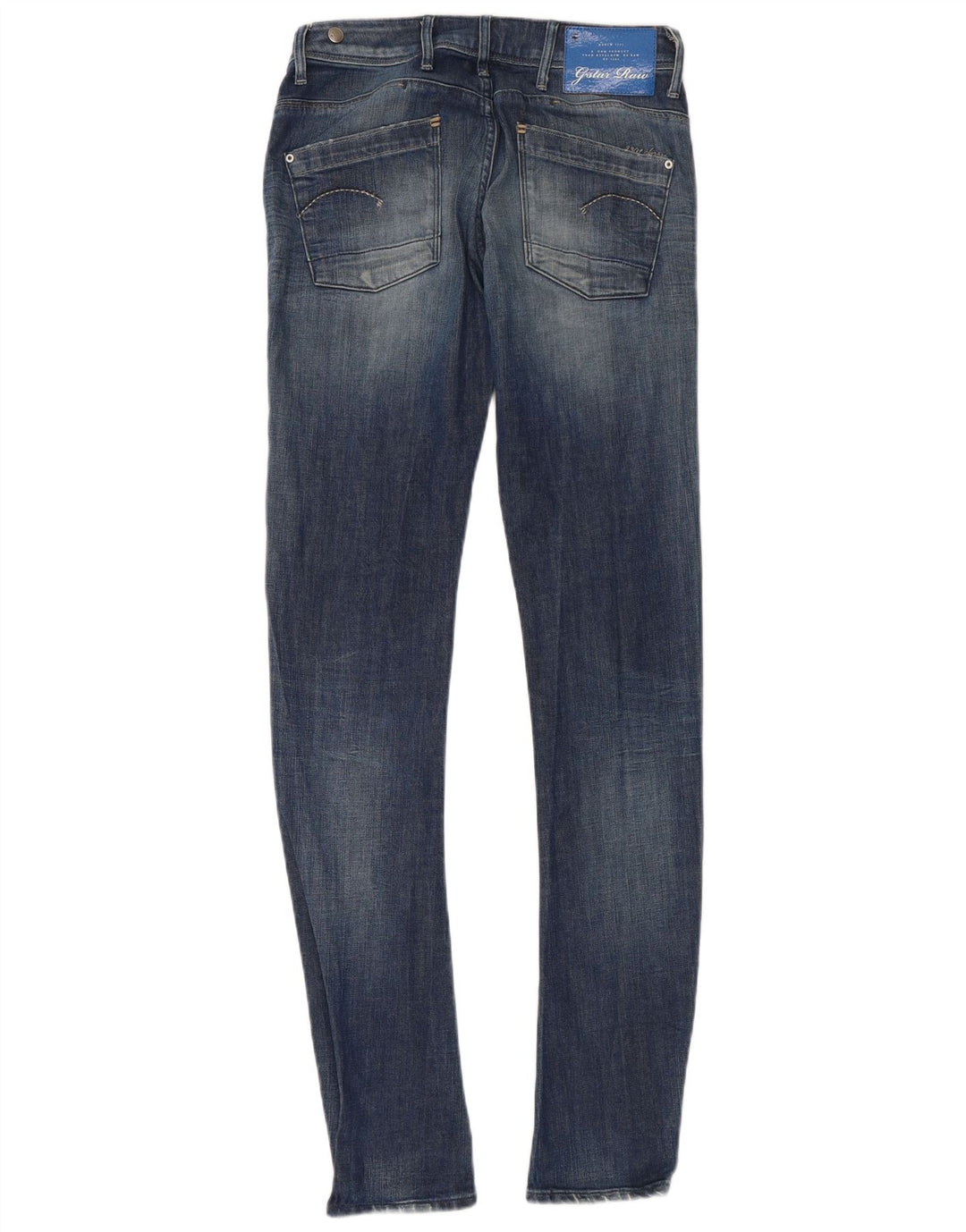 G-STAR Γυναικείο Super Slim Τζιν W28 L34 Μπλε βαμβακερό