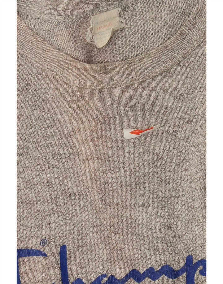 Ανδρικό γραφικό T-Shirt Champion Top Μεσαίο γκρι βαμβακερό