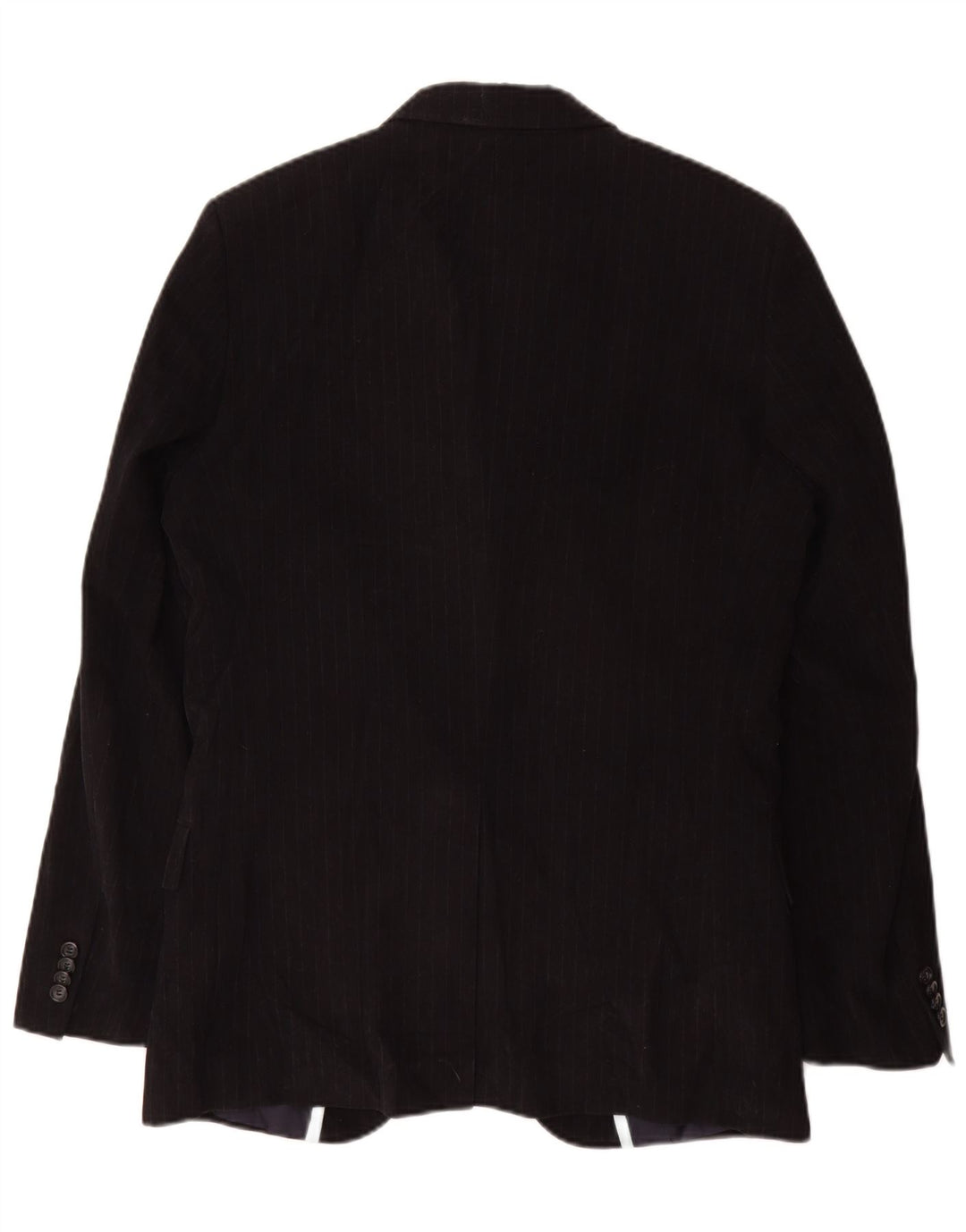 HUGO BOSS Ανδρικό σακάκι μπλέιζερ με 2 κουμπιά EU 50 μεγάλο μαύρο βαμβακερό ρίγες