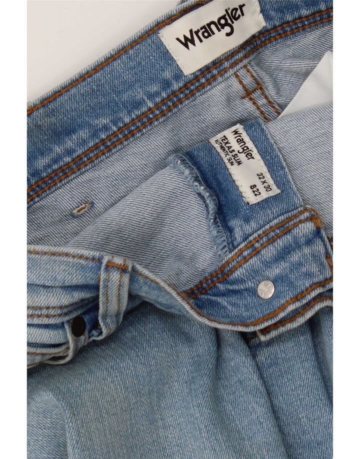 Wrangler Ανδρικό Texas Slim Jeans W32 L30 Blue