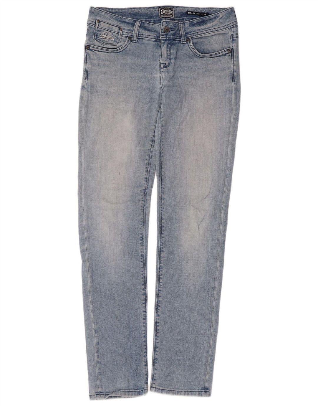 Superdry Γυναικείο Cigarette Slim Jeans W29 L32 Blue Cotton