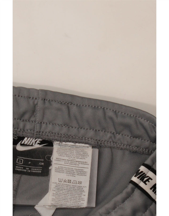 NIKE Mens Graphic Tracksuit Trousers Joggers Small  Grey Colourblock Vintage Nike and Second-Hand Nike from Messina Hembry 