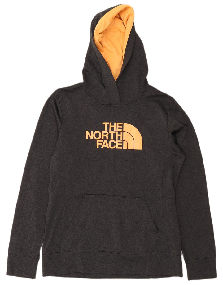 The North Face Γυναικεία γραφικά Hoodie Jumper UK 12 Medium Grey Polyester