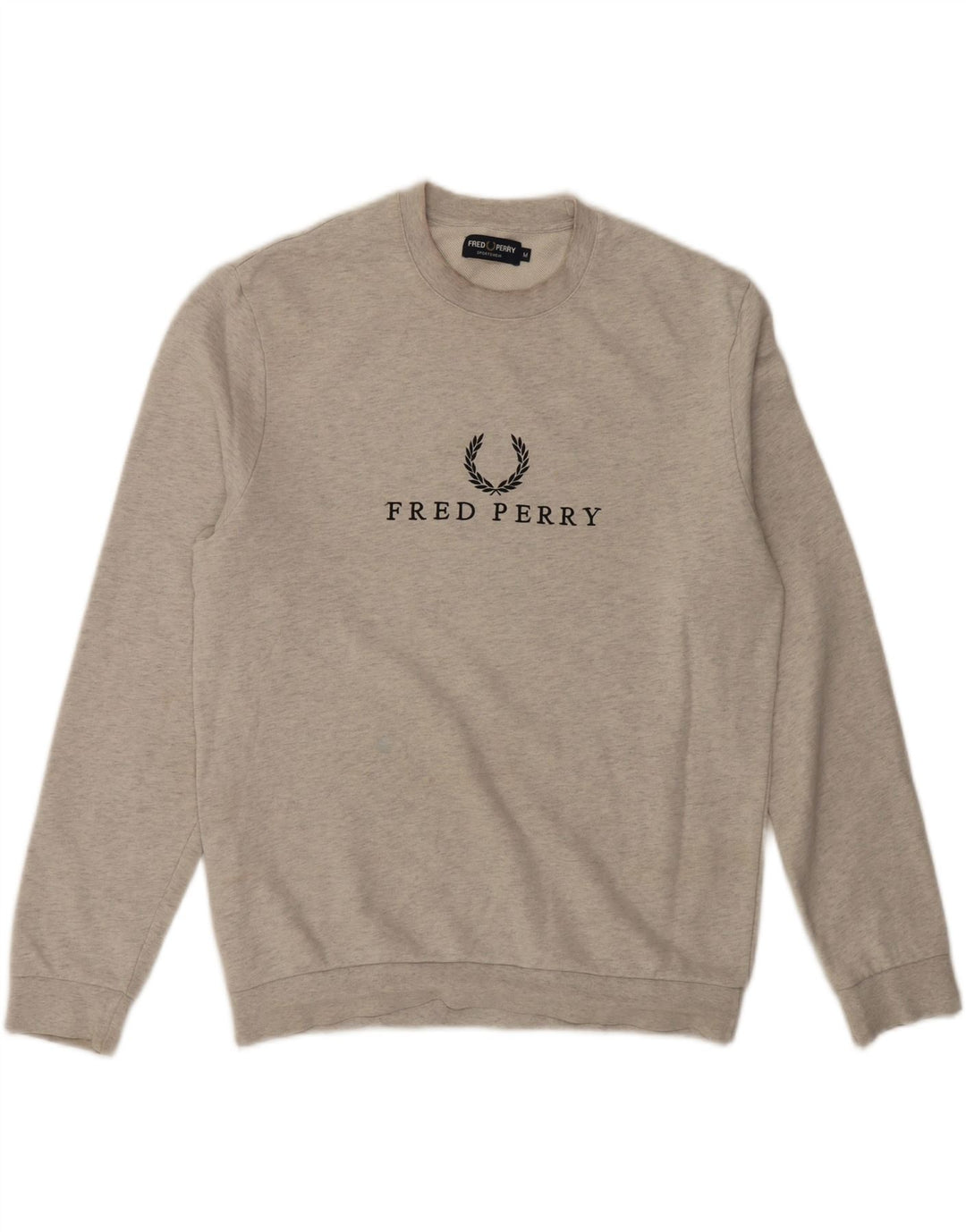 Ανδρικό γραφικό φούτερ Fred Perry, μεσαίο γκρι βαμβακερό
