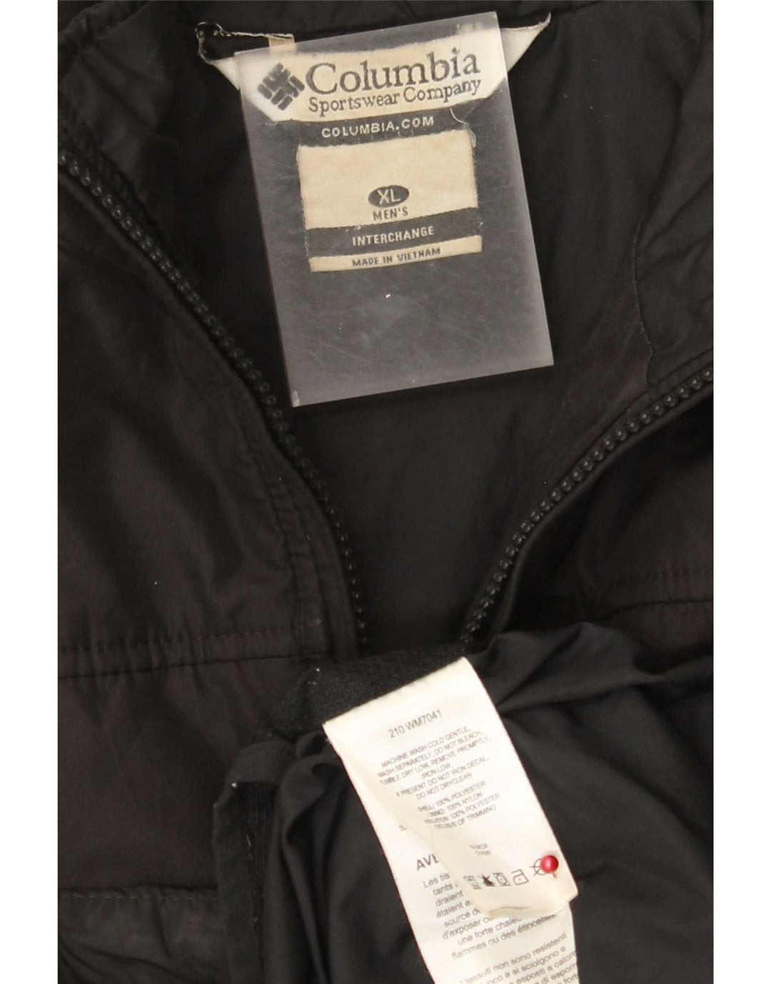 Columbia Mens Interchange Liner Bomber Jacket UK 42 XL Μαύρο Πολυεστέρας