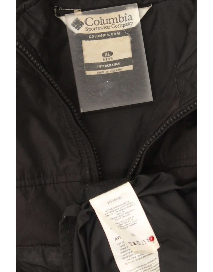 Columbia Mens Interchange Liner Bomber Jacket UK 42 XL Μαύρο Πολυεστέρας
