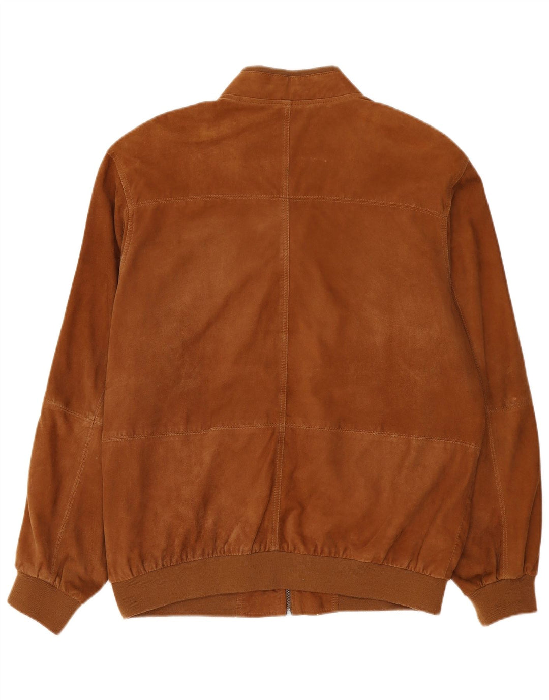WESTBURY Ανδρικό Suede Bomber Jacket EU 54 2XL Καφέ Δερμάτινο