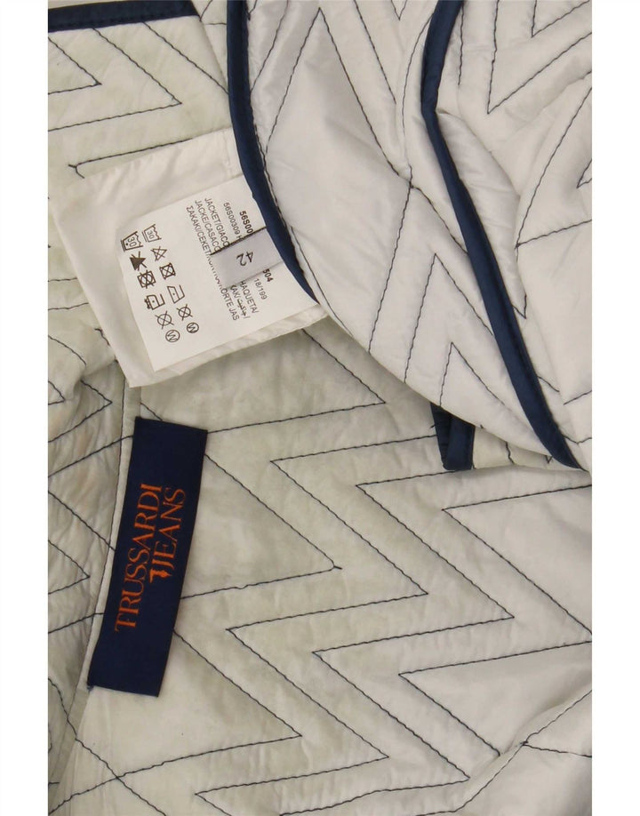 Γυναικείο καπιτονέ μπουφάν Trussardi Jeans IT 42 Medium Blue Colourblock
