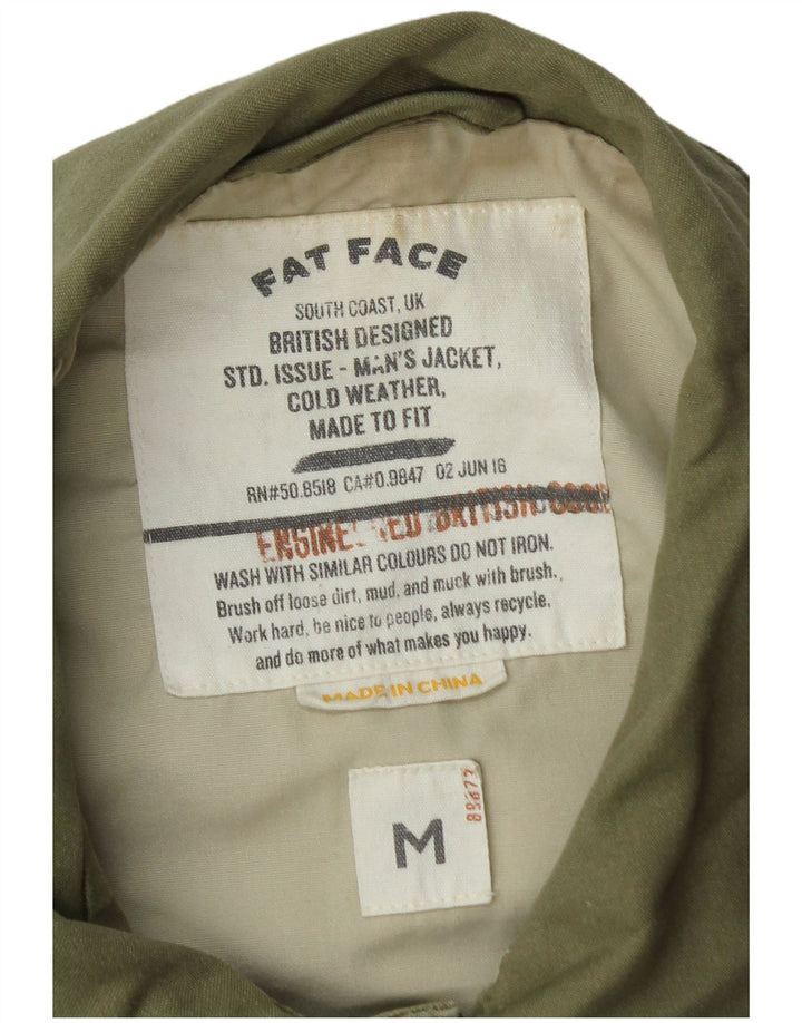 Ανδρικό Bomber Jacket Fat Face UK 38 Medium Khaki Cotton