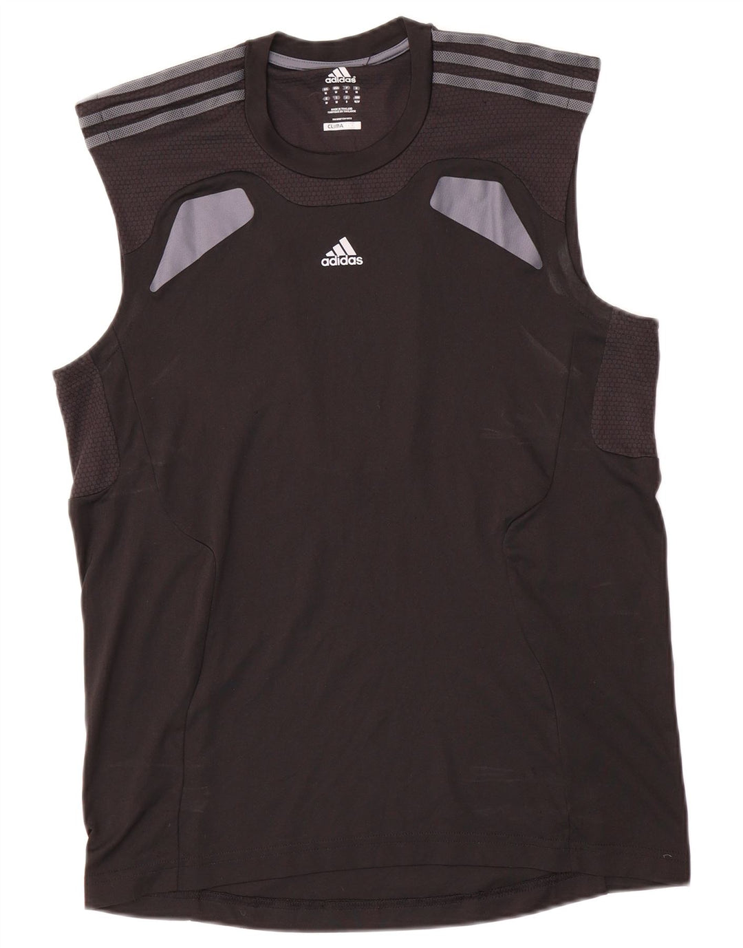 Ανδρικό γιλέκο Climacool ADIDAS Top Medium Black Colorblock Πολυεστέρας