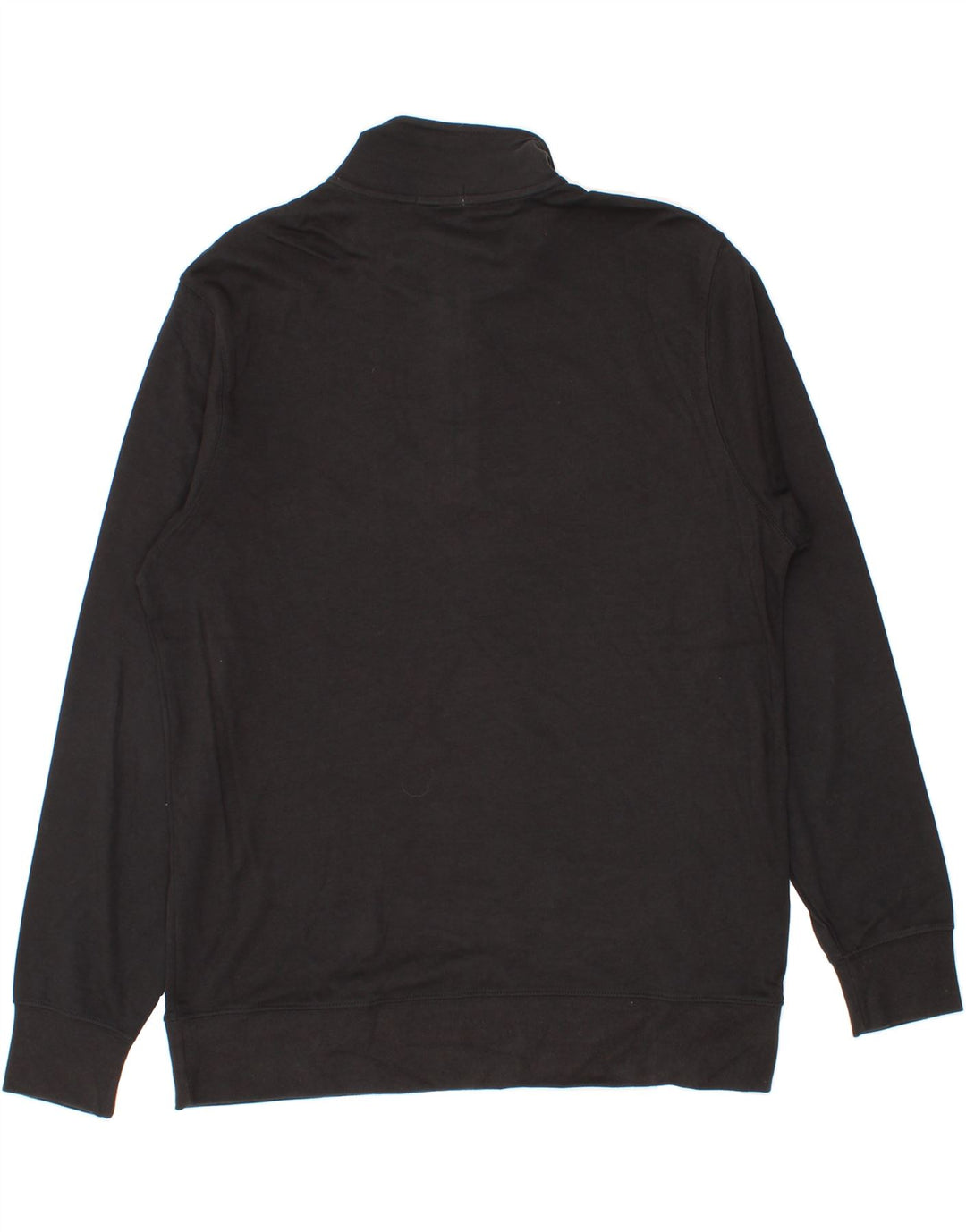 IZOD Mens Golf Zip Neck Sweatshirt Jumper Large Black Cotton Vintage Izod and Second-Hand Izod from Messina Hembry 