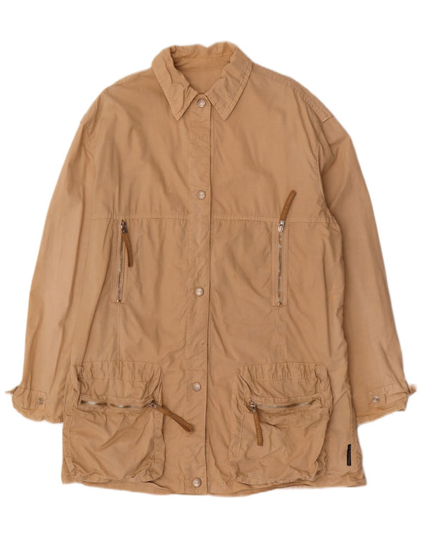 Krizia Γυναικείο Utility Jacket UK 14 Large Beige Βαμβακερό