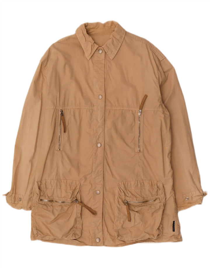 Krizia Γυναικείο Utility Jacket UK 14 Large Beige Βαμβακερό