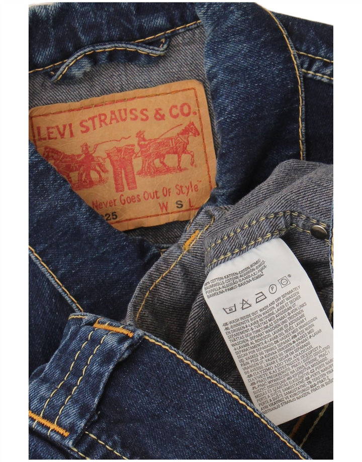 Γυναικείο τζιν μπουφάν Levi's Crop UK 10 Small Blue Cotton