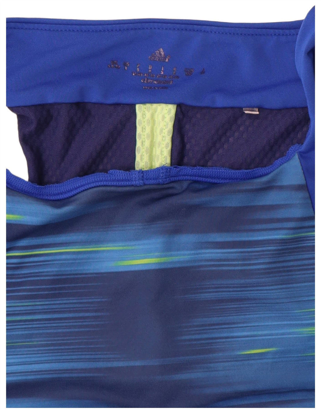 Adidas Γυναικείο γιλέκο Climacool Top UK 8/10 Small Blue Pinstripe