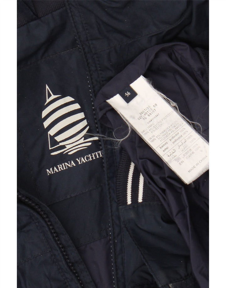 Marina Yachting Ανδρικό Bomber Jacket IT 56 3XL Navy Blue Polyester