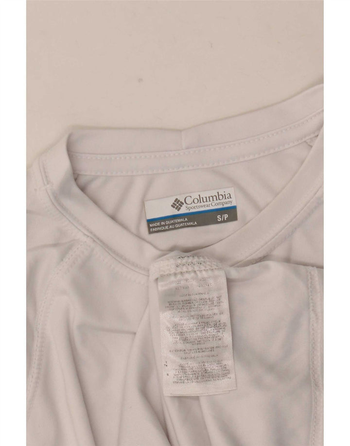 Ανδρικό T-Shirt Columbia Top Small White Polyester