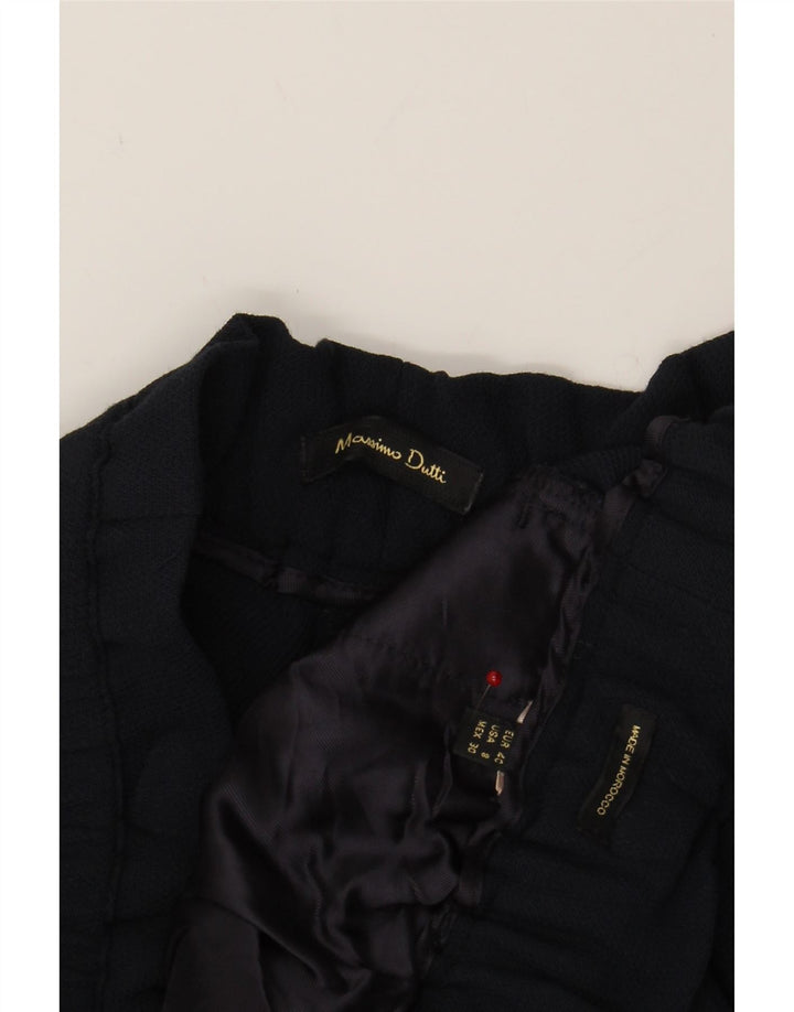 MASSIMO DUTTI Womens Slim Casual Trousers EU 40 Medium W30 L27 Navy Blue Vintage Massimo Dutti and Second-Hand Massimo Dutti from Messina Hembry 