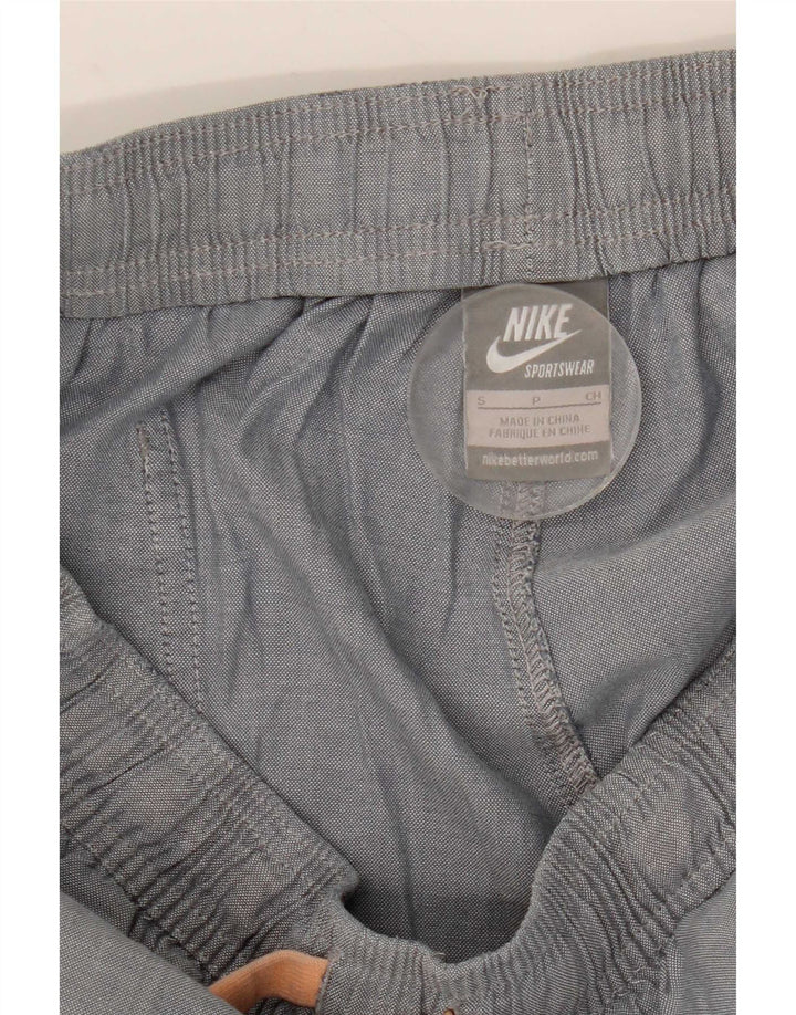 Γυναικείο σορτς Nike casual μικρό W27 γκρι βαμβακερό