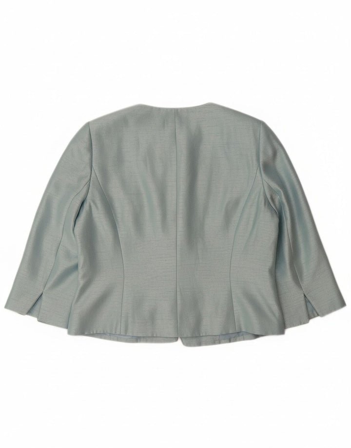 JACQUES VERT Γυναικείο μπουφάν 3/4 μανίκι με 1 κουμπί UK 14 μεγάλο μπλε