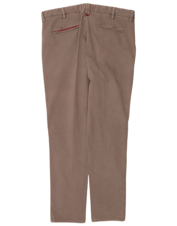 Ανδρικό παντελόνι Chino Jaggy Slim Fit W36 L31 Καφέ βαμβακερό