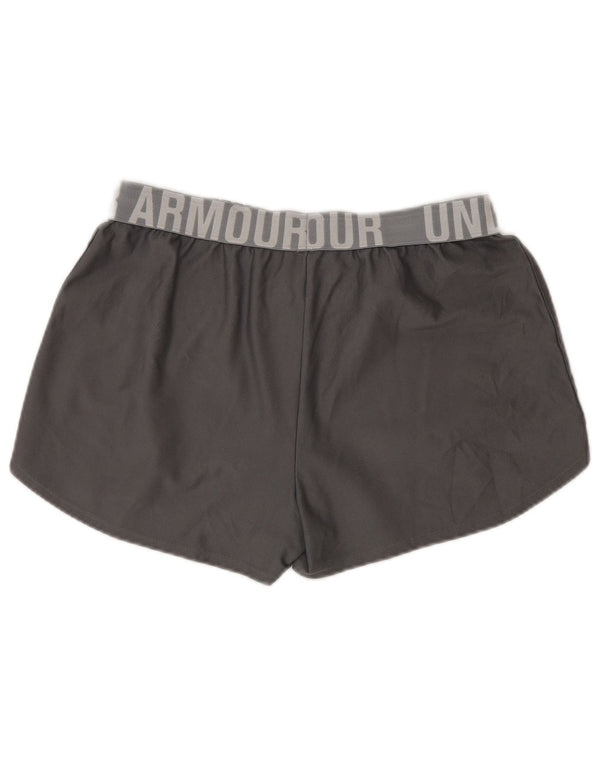 Γυναικείο Under Armour Heat Gear Graphic Swimming Short UK 14 Medium Grey