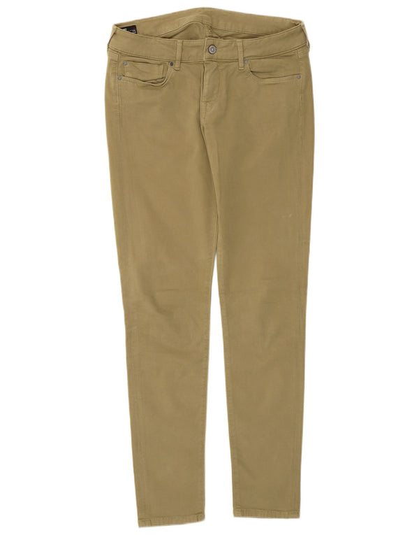 PEPE Jeans Γυναικείο Skinny Jeans W31 L30 Χακί βαμβακερό