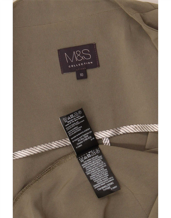 Marks & Spencer Γυναικεία ζακέτα Top 10 Small Khaki Polyester