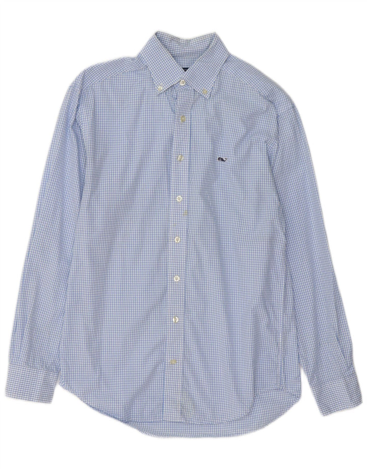 Ανδρικό πουκάμισο Vineyard Vines Small Blue Check Cotton