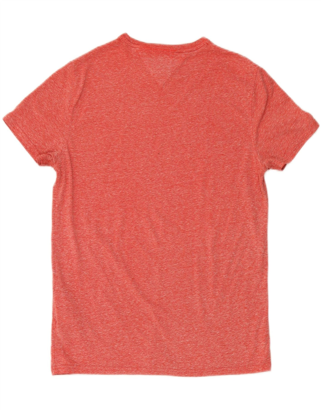 TOMMY HILFIGER Mens T-Shirt Top Small Red Polyester Vintage Tommy Hilfiger and Second-Hand Tommy Hilfiger from Messina Hembry 