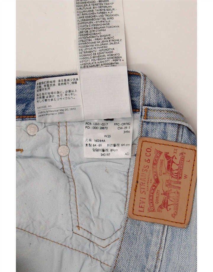 Γυναικείο τζιν σορτς LEVI'S W25 XS Μπλε βαμβακερό