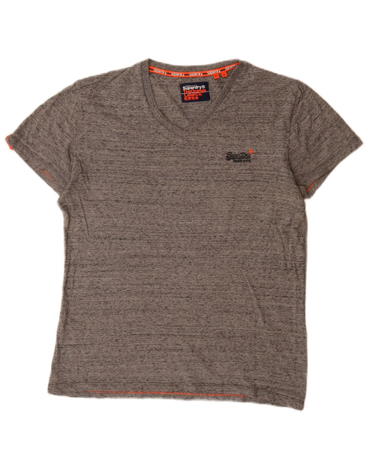 Ανδρικό T-Shirt Superdry Top Βαμβακερό μεσαίο γκρι