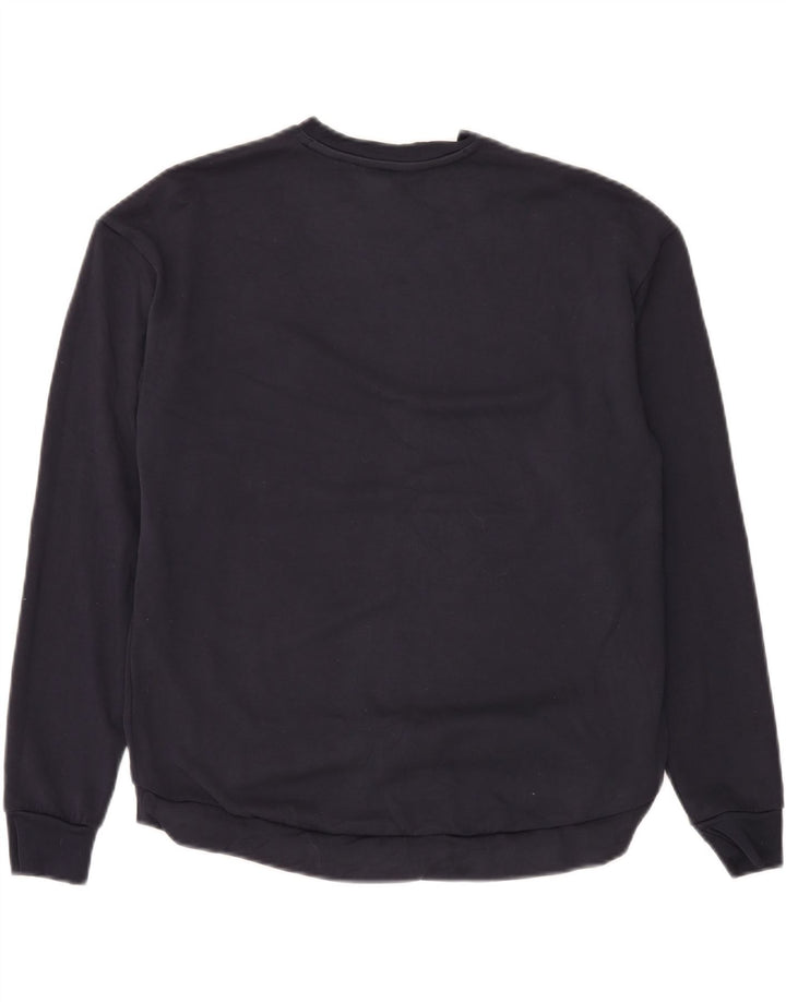 Ανδρικό φούτερ Ted Baker Jumper Size 2 Small Navy Blue Viscose
