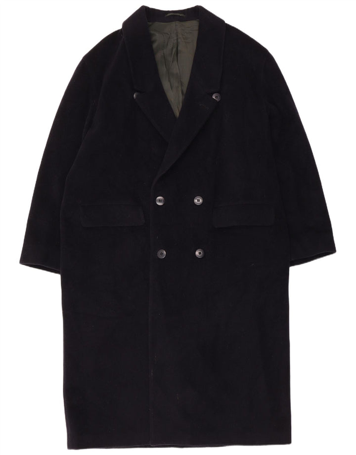 Ανδρικό παλτό με διπλό στήθος Profilo UK 40 Large Navy Blue