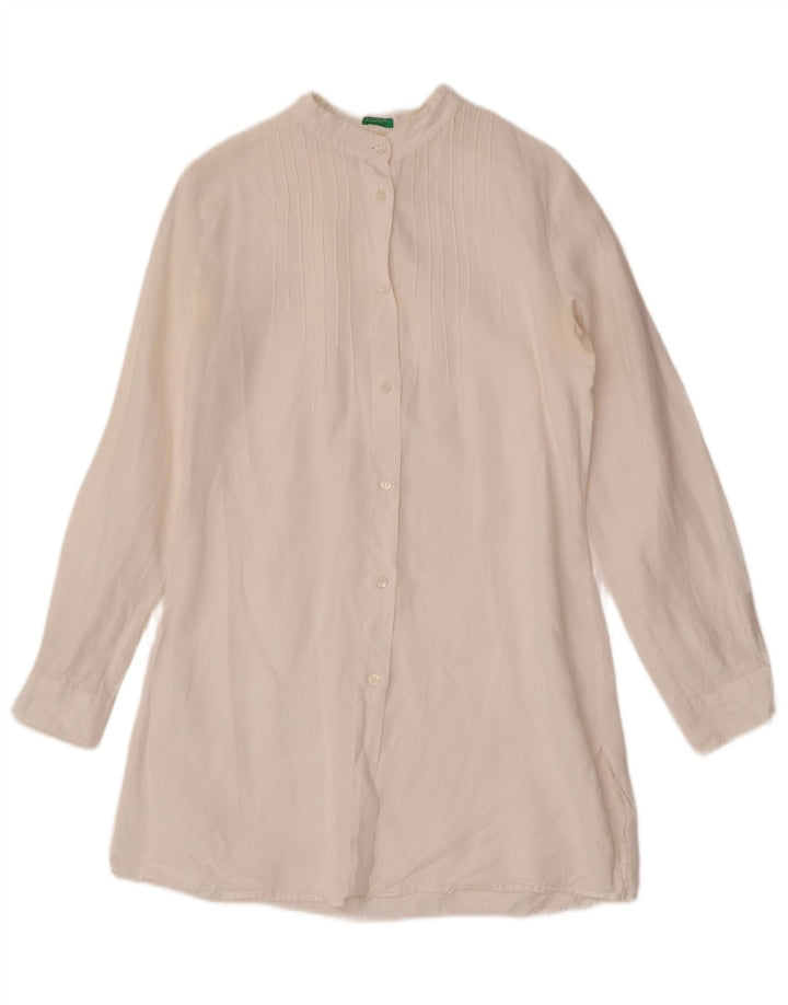 Γυναικείο φόρεμα Benetton UK 10 Small White