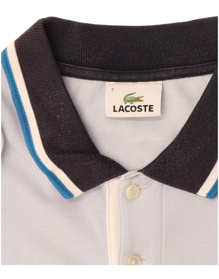 Ανδρικό πουκάμισο πόλο Lacoste 7 2XL Μπλε βαμβακερό