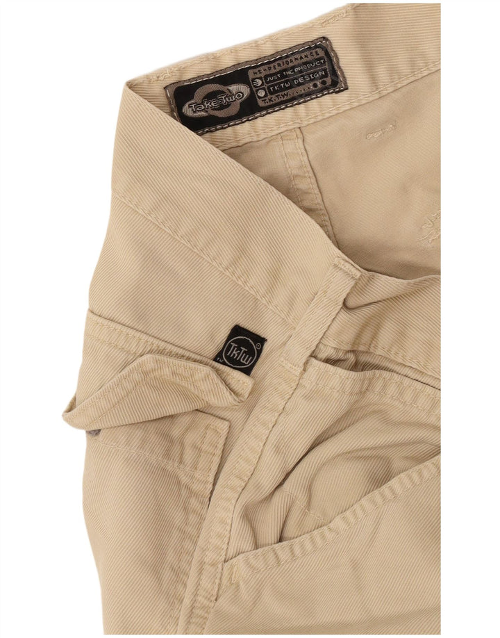 Πάρτε Two Mens Straight Cargo Παντελόνι W28 L30 Beige