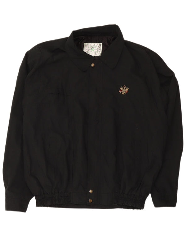 Vintage Ανδρικό Bomber Jacket UK 42 XL Μαύρο